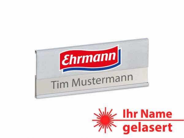 Aluminium Namensschilder mit Logodruck